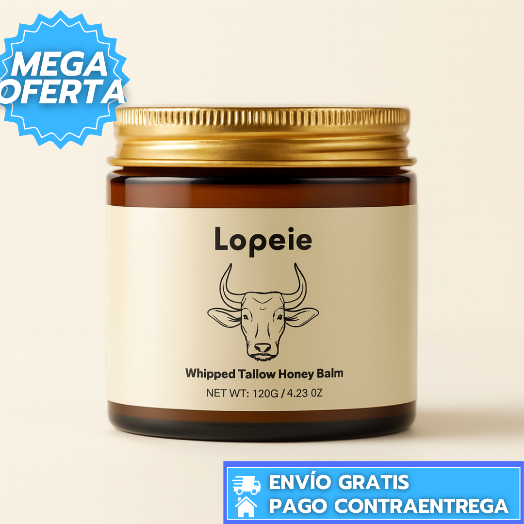 LOPEIE™ ORIGINAL: Sebo de Res Natural que Hidrata, Repara y Alivia Todo Tipo de Piel