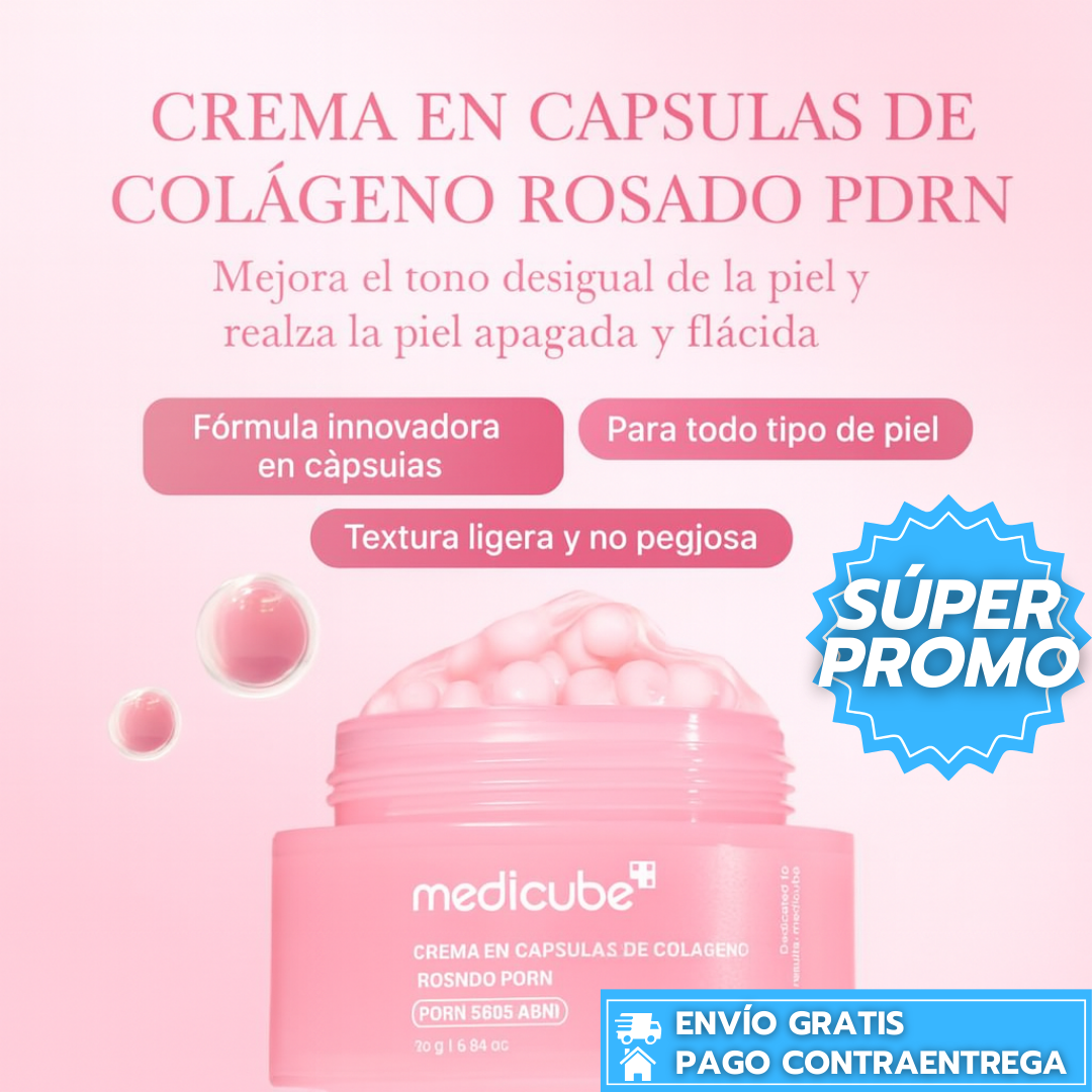 Medicube™: Crema Hidratante que Suaviza y Realza el Brillo Natural
