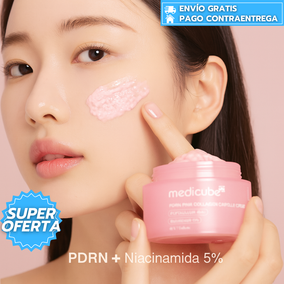 Medicube™: Crema Hidratante que Suaviza y Realza el Brillo Natural