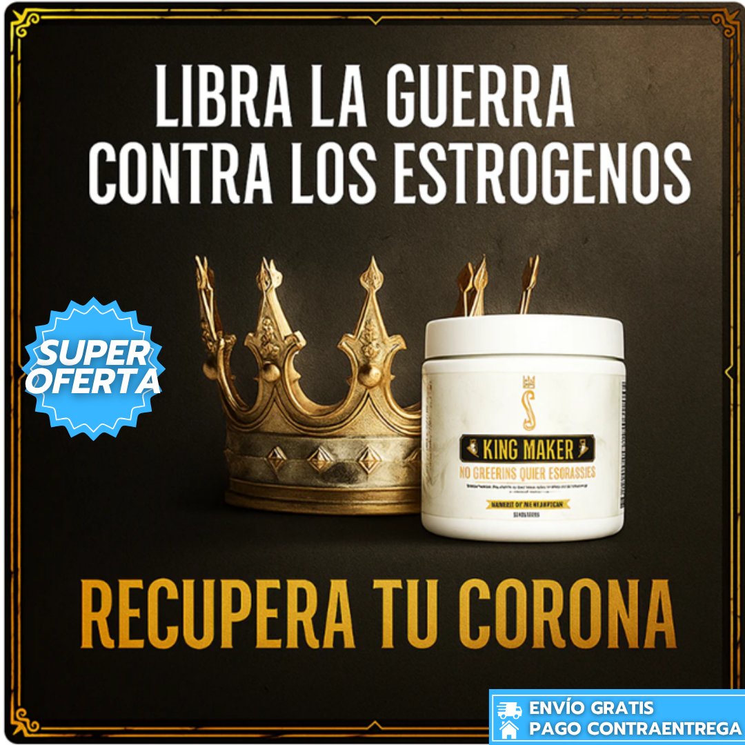 KingMaker™: Recuperación Muscular y Apoyo a la Salud Masculina